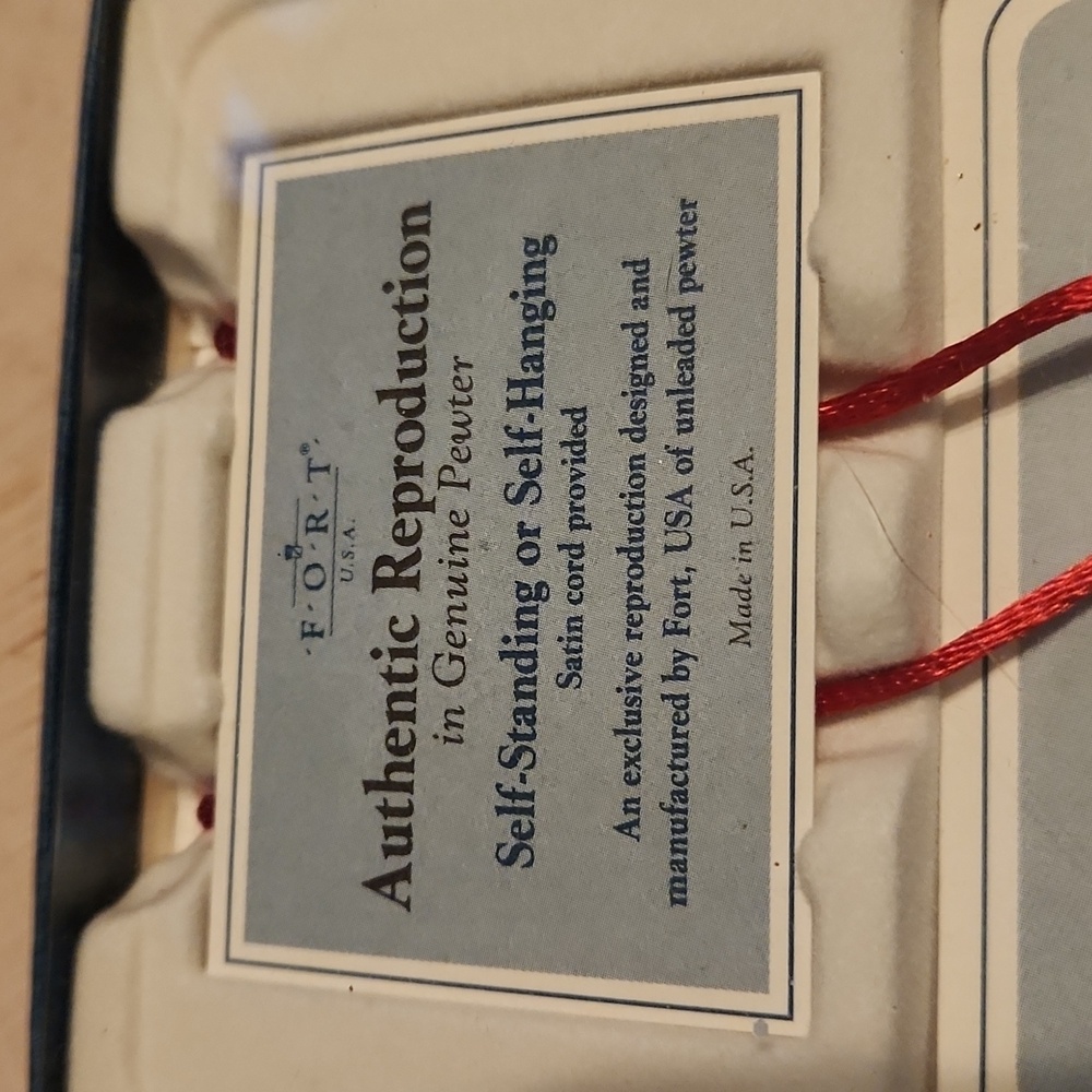 Fort Pewter Old Town Kissimmee Florida Ornament NEW - Picture 2 of 5